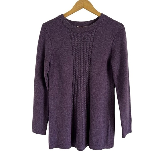 SOFT SURROUNDINGS Sydney Knit Wool Blend Sweater - Picture 2 of 8